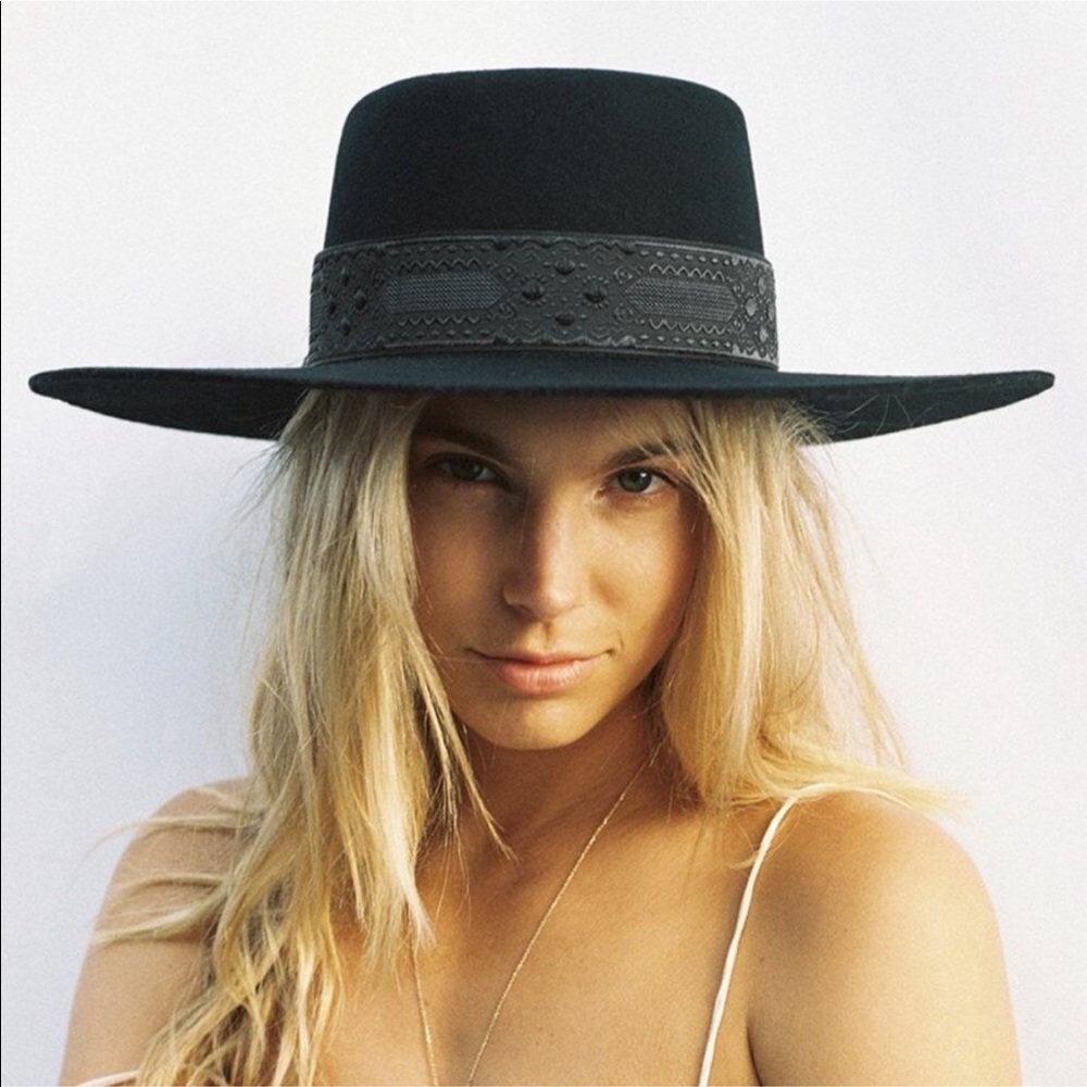 Lack of Color Sierra Hat Black Size Small 55cm